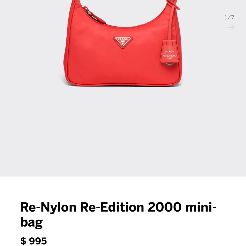 That Mini nylon prada bag that every woman needs at least 1 or 2 in her closet